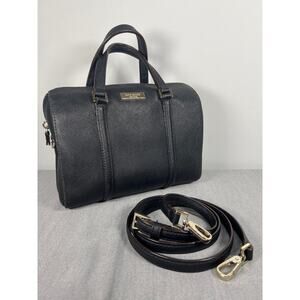 Kate Spade Black Mini Cassie Newbury Lane, Satchel Crossbody bag, Style WKRU2852